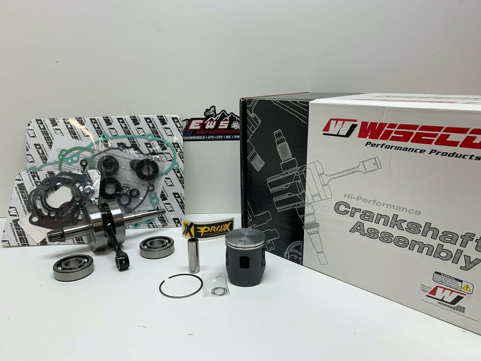 YAMAHA BLASTER 200 ENGINE REBUILD CRANKSHAFT, PRO X PISTON, GASKETS 19