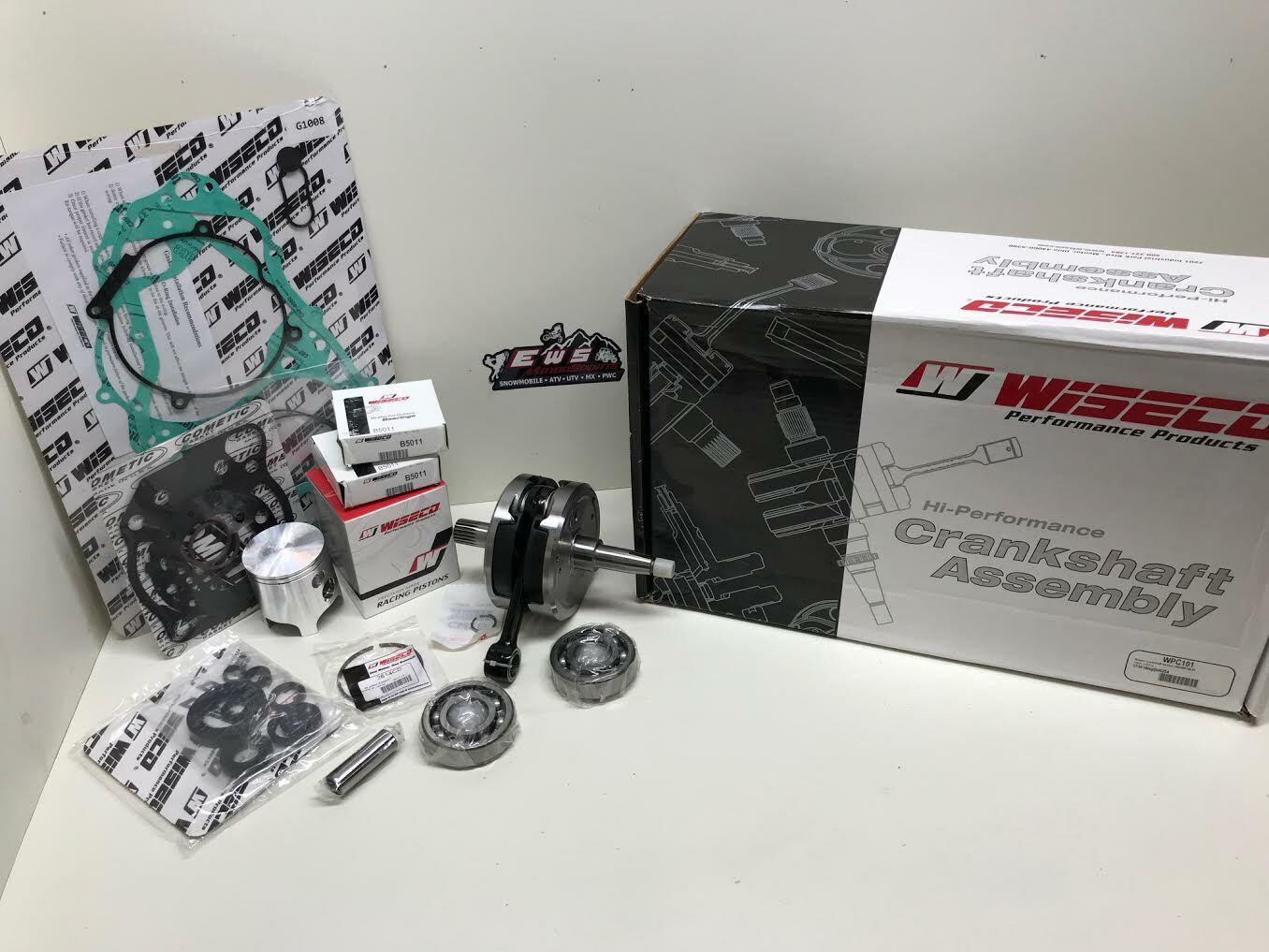 Wiseco Yamaha YZ80 93-00 ProLite 1909CS Piston Kit main image 0
