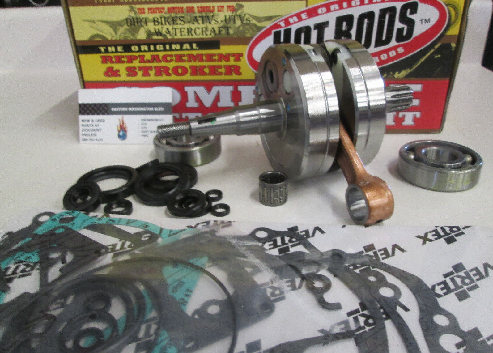 Hot Rods CBK0186 02-14/16-19 Honda TRX 250 TE Recon 250cc Bottom End Kit main image 1