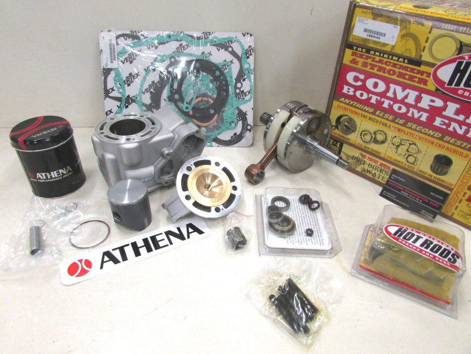 KAWASAKI KX 125 ENGINE REBUILD KIT, CYLINDER, CRANKSHAFT, PISTON, GASKETS 03-05