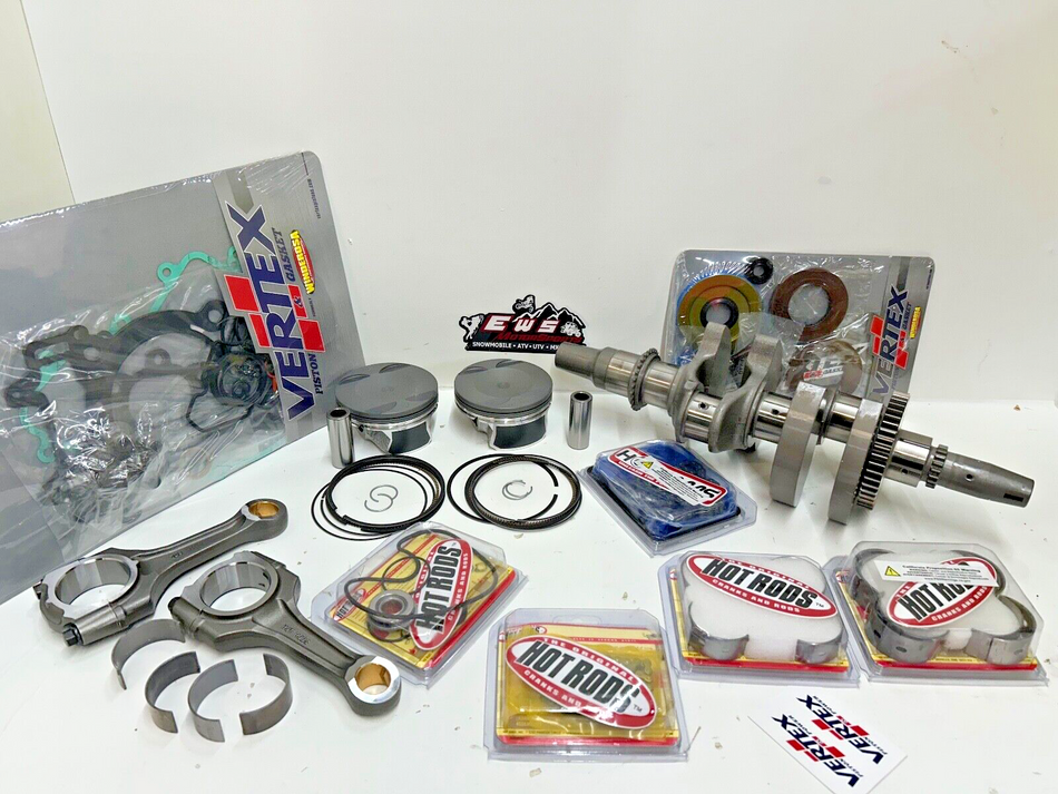 POLARIS RZR XP TURBO ENGINE REBUILD CRANKSHAFT, GASKETS, BEARINGS, PISTONS