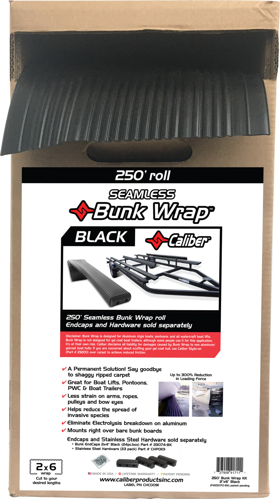 Caliber 23070-BK Bunk Wrap