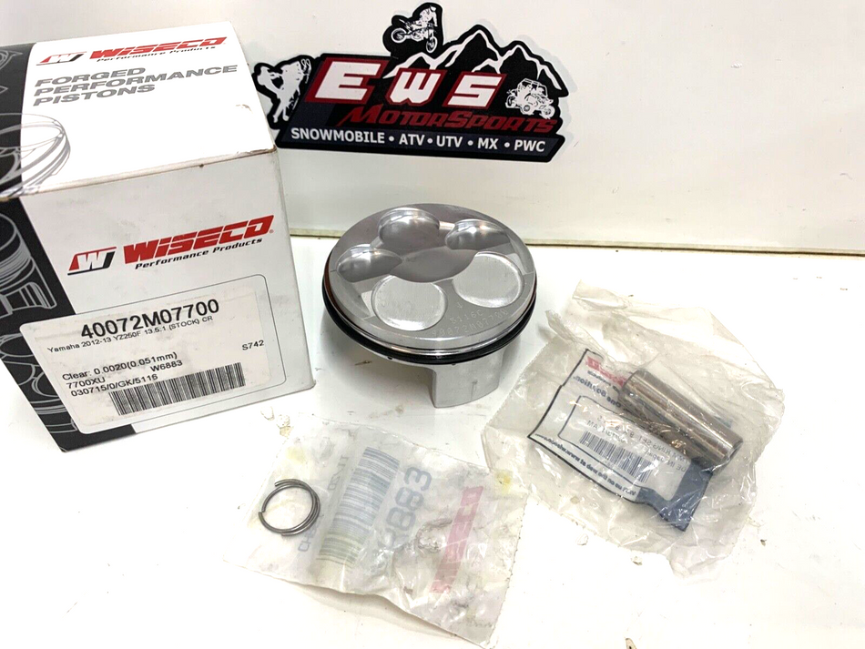 YAMAHA YZ 250F WISECO PISTON STD BORE 77MM 2012-2013