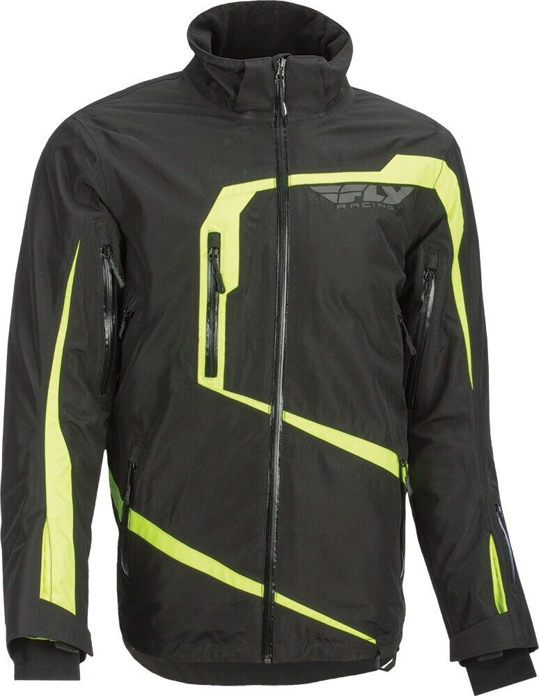 FLY RACING CARBON JACKET BLACK/HI-VIS S