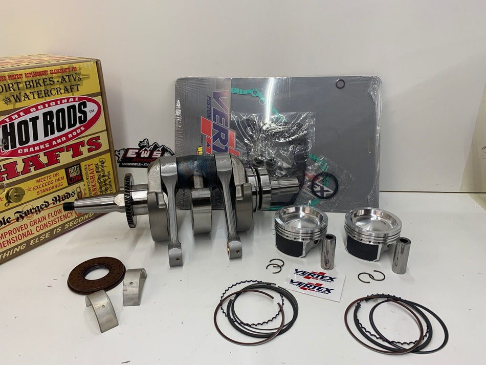 POLARIS RANGER, SPORTSMAN 700 ENGINE REBUILD, CRANKSHAFT, VERTEX PISTONS