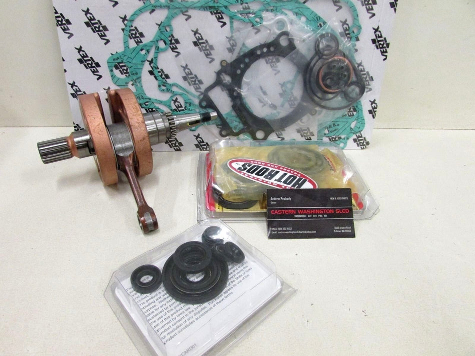 YAMAHA RAPTOR 350 HOT RODS STROKER CRANKSHAFT KIT BOTTOM END REBUILD 2004-2013