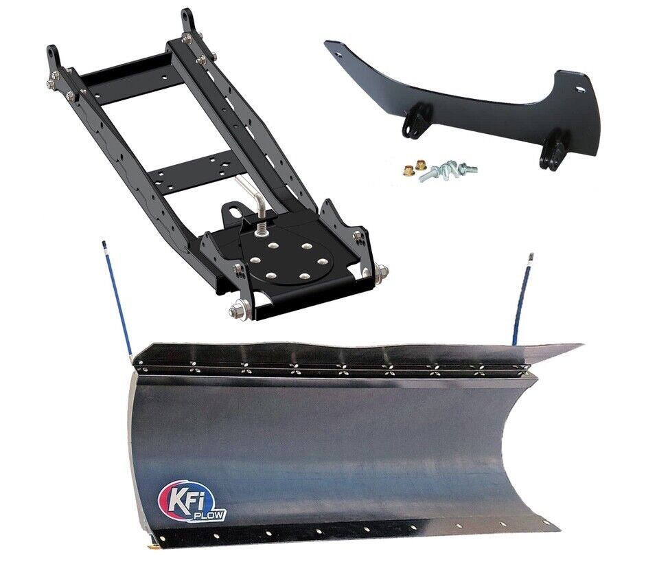 HONDA PIONEER 500 KFI 66" STEEL SNOW PLOW BLADE, PUSH TUBE, MOUNT 2015-2023