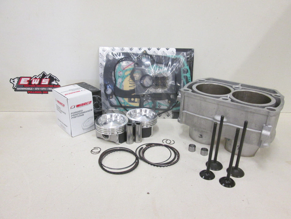 POLARIS RZR 800 TOP END KIT, 12.2:1 PISTONS, CYLINDER, GASKETS, VALVES 05-10