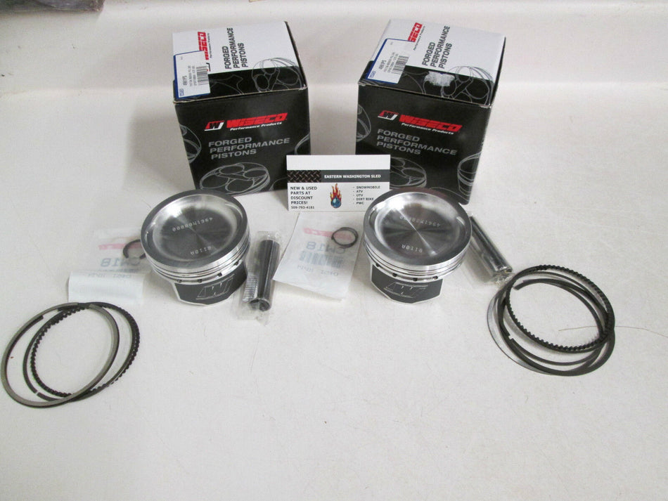 POLARIS RANGER, RZR XP 900 WISECO PISTONS (STD BORE) SET OF TWO 2011-2012