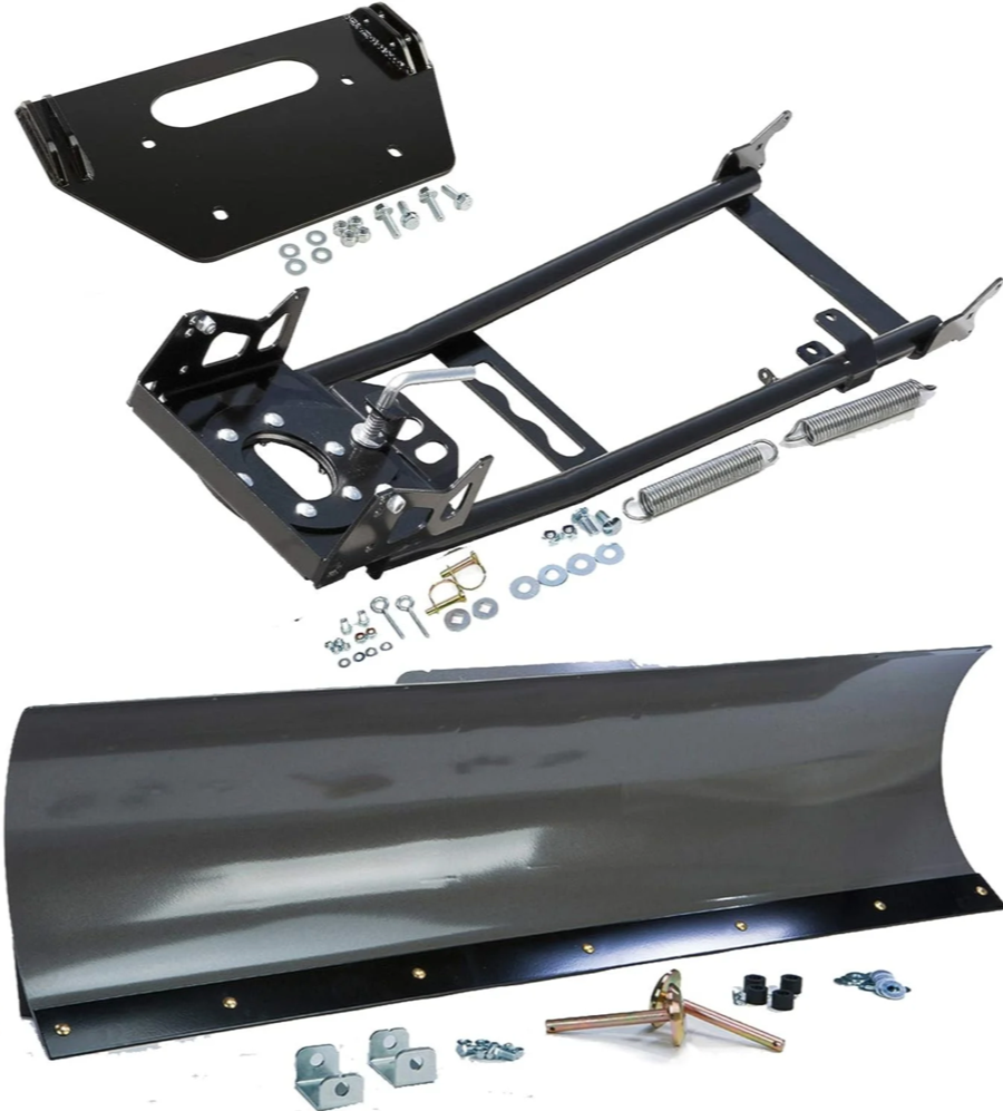 POLARIS SPORTSMAN 400 KFI 54" SNOW PLOW BLADE, PUSH TUBE, MOUNT