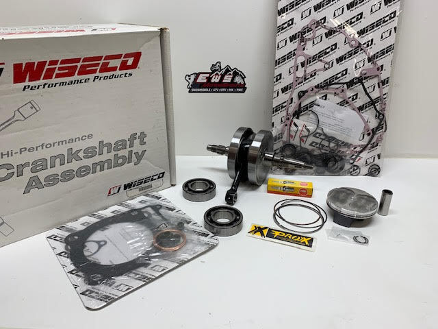 YAMAHA YZ 250F ENGINE REBUILD KIT CRANKSHAFT, PR0 X PISTON, GASKETS 2005-2007