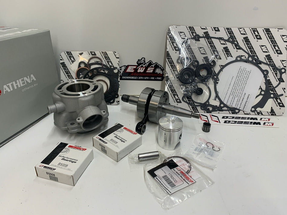 KAWASAKI KX 65 ENGINE REBUILD CRANKSHAFT, PISTON, CYLINDER, GASKETS 2000-2005