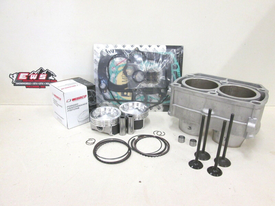 POLARIS RZR, RANGER 800 TOP END WISECO PISTONS, CYLINDER, GASKETS, VALVES 05-10