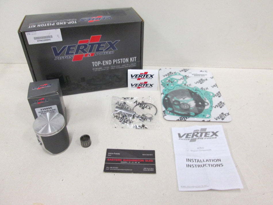 KTM 250 EXC VERTEX TOP END REBUILD PISTON KIT 66.35MM 2004