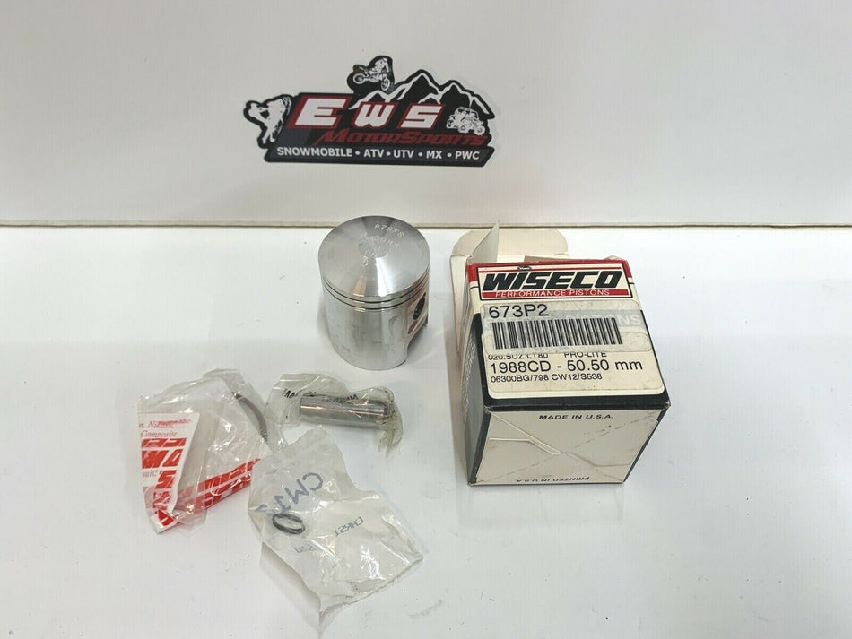 SUZUKI LT 80 WISECO PISTON .020 OVERSIZE  673M05050