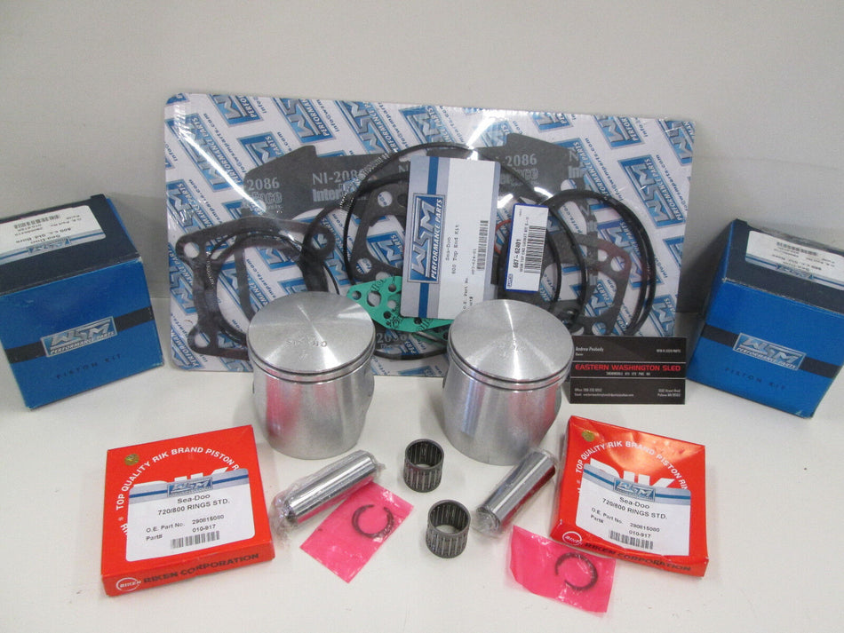 SEA DOO 951 DI WSM 88.75MM PISTON TOP END REBUILD KIT 010-809-13