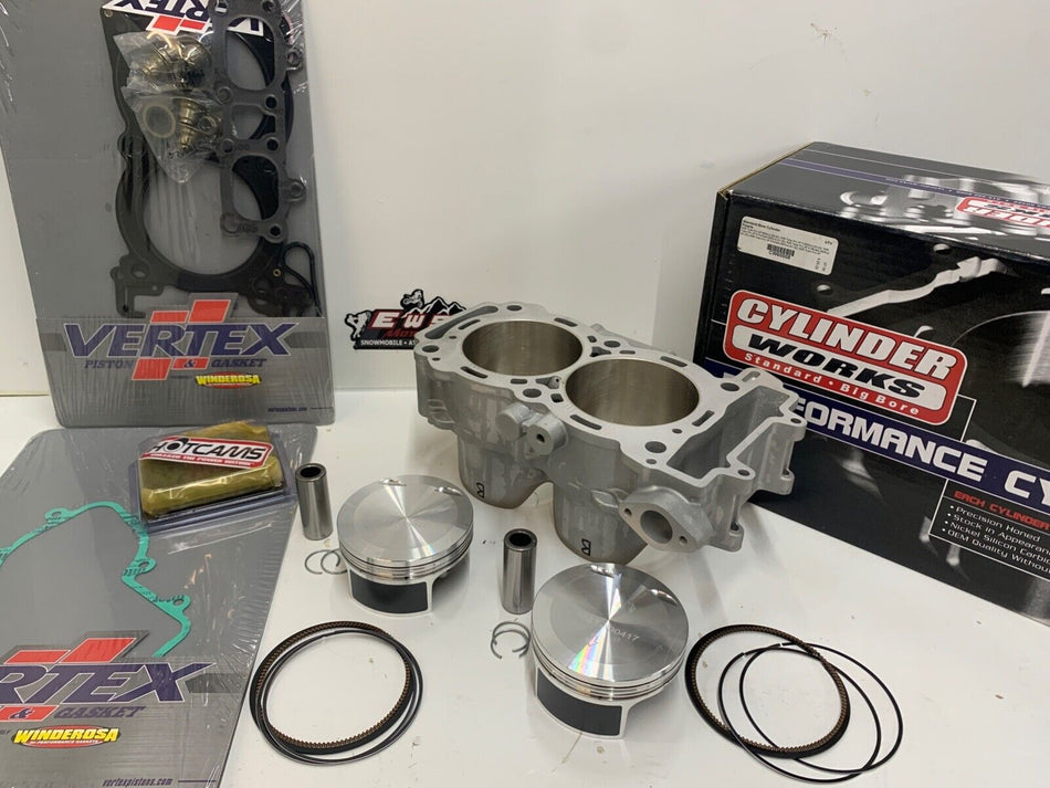 POLARIS RZR TURBO XP, S  TOP END VERTEX PISTONS, GASKETS CAM CHAIN, CYLINDER