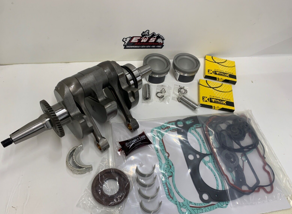 POLARIS RZR, SPORTSMAN 800 ENGINE REBUILD, CRANKSHAFT, PRO X PISTONS 2005-2010