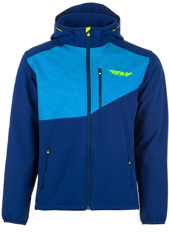 FLY RACING FLY CHECKPOINT JACKET BLUE/HI-VIS 2X