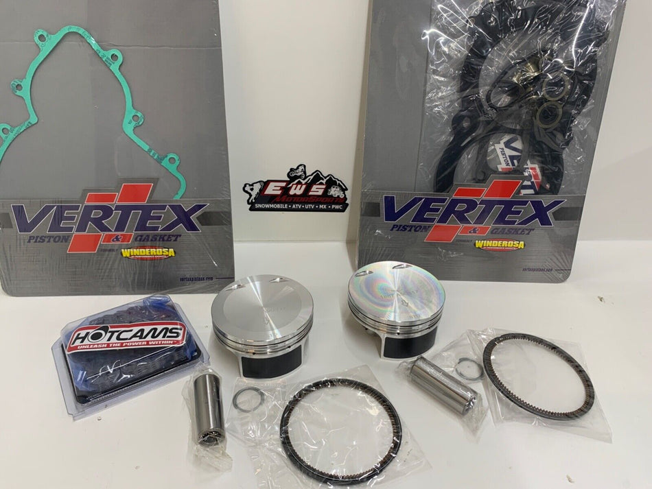 POLARIS RZR TURBO FORGED PISTONS, GASKET SET, CAM CHAIN TOP END KIT 2016-2019