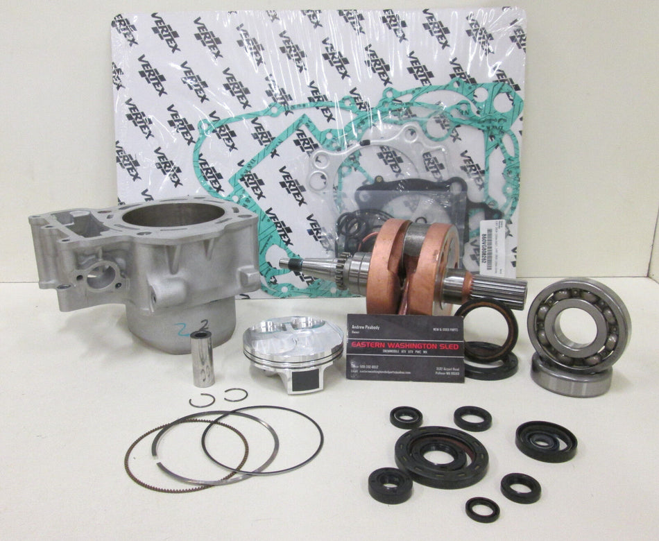 KAWASAKI KX450F 490CC BIG BORE/STROKER ENGINE REBUILD KIT 2009