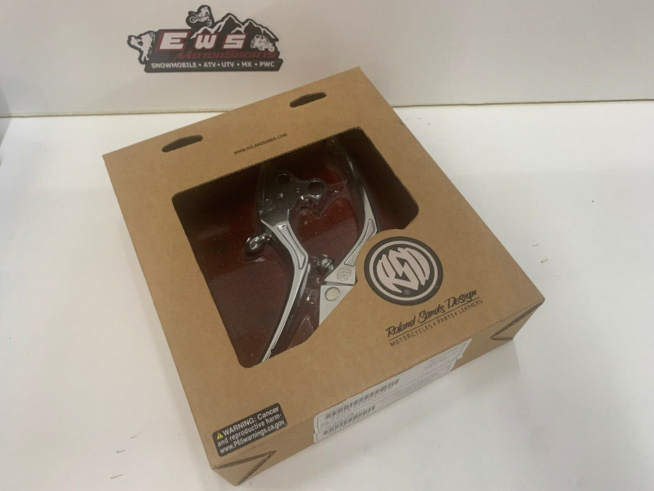 HARLEY DAVIDSON ROAD GLIDE ROLAND SANDS REGULATOR CLUTCH/BRAKE LEVER SET 08-11