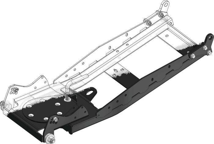 KFI UTV SNOW PLOW PUSH TUBE BASE YAMAHA, CAN AM, HONDA, POLARIS