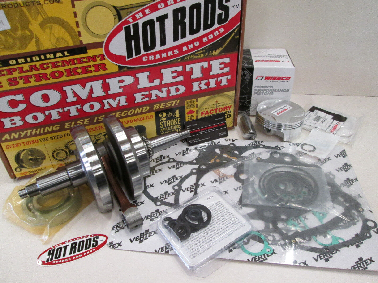 HONDA TRX 400EX ENGINE REBUILD, HOT RODS CRANKSHAFT, PISTON, GASKETS 2 ...