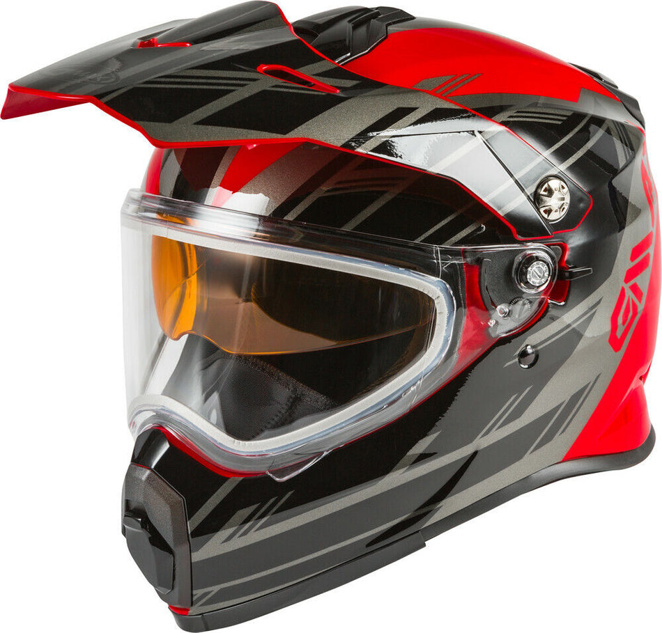 GMAX AT-21S ADVENTURE EPIC SNOW HELMET RED/BLACK/SILVER LG