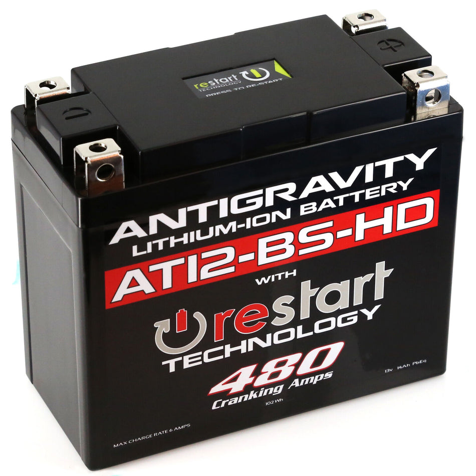 ANTIGRAVITY BATTERIES AG-AT12-BS-HD-RS RE-START Lithium-Ion Battery