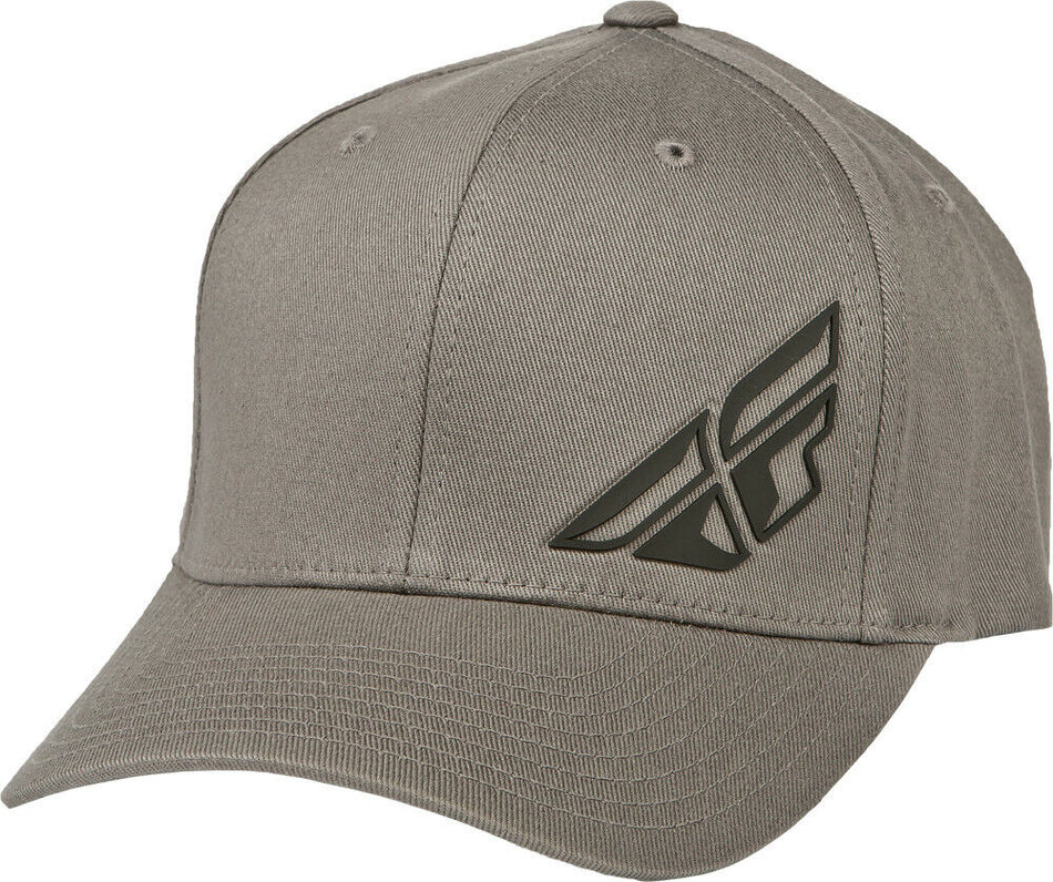 FLY F-WING HAT GREY HEATHER LG/XL