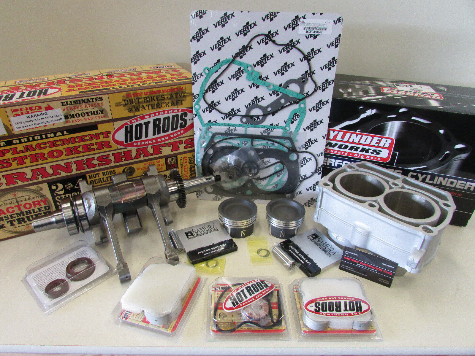 POLARIS RZR, RANGER 800 HO ENGINE REBUILD CRANKSHAFT, PISTONS, GASKETS ...