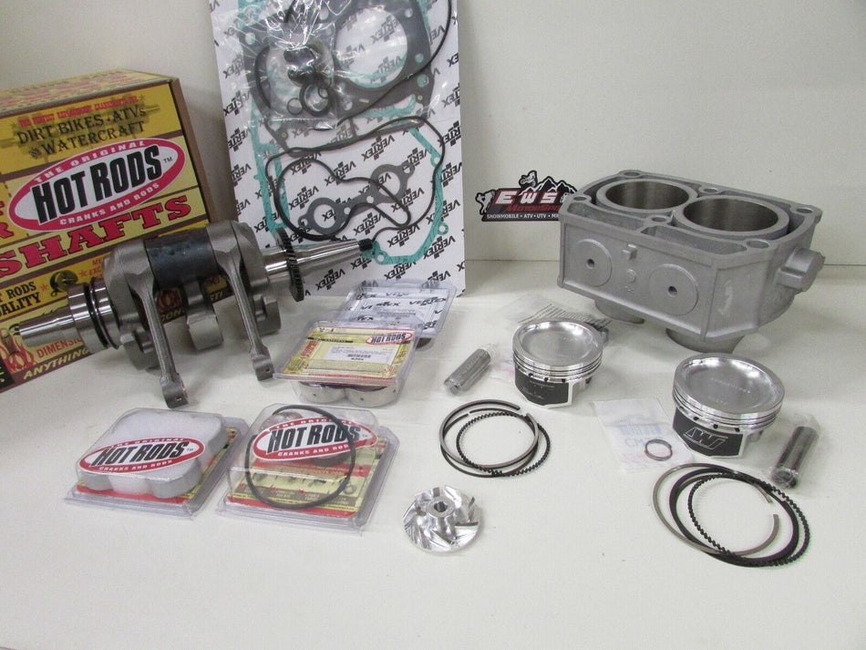 POLARIS RZR 800 CRANKSHAFT, WISECO PISTONS, GASKETS, CYLINDER, CAM 2011-2015