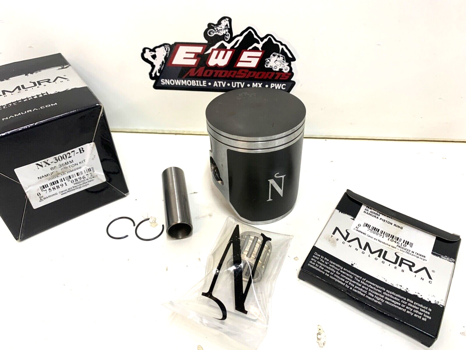 SUZUKI RM 250 NAMURA STD BORE 66.35MM PISTON AND WRIST PIN BEARING 2003-2010